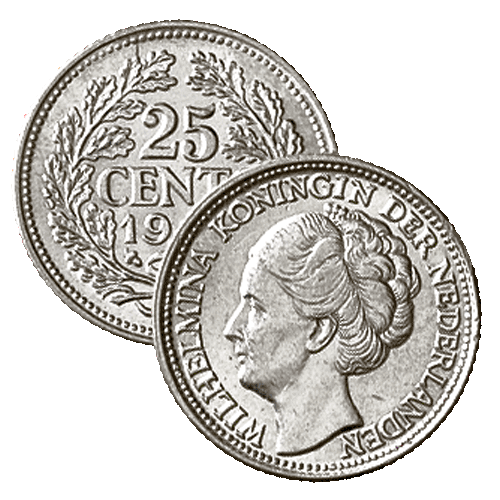 25 Cent 1943 pe